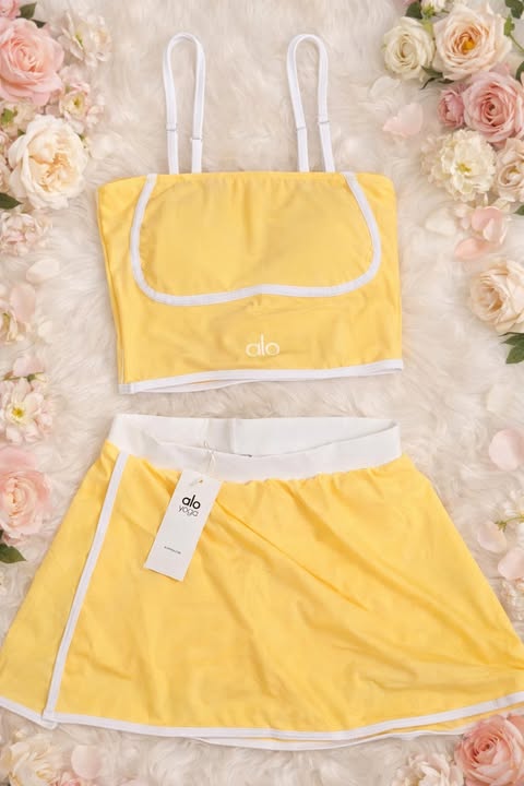 Set Deportivo 2 Piezas - Amarillo Talla S